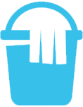 We provide all the cleaning supplies